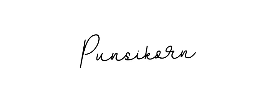 Also we have Punsikorn name is the best signature style. Create professional handwritten signature collection using BallpointsItalic-DORy9 autograph style. Punsikorn signature style 11 images and pictures png