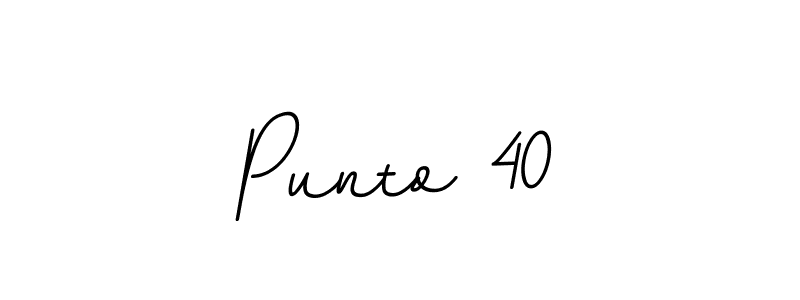 BallpointsItalic-DORy9 is a professional signature style that is perfect for those who want to add a touch of class to their signature. It is also a great choice for those who want to make their signature more unique. Get Punto 40 name to fancy signature for free. Punto 40 signature style 11 images and pictures png