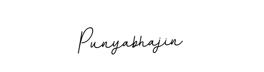 You should practise on your own different ways (BallpointsItalic-DORy9) to write your name (Punyabhajin) in signature. don't let someone else do it for you. Punyabhajin signature style 11 images and pictures png