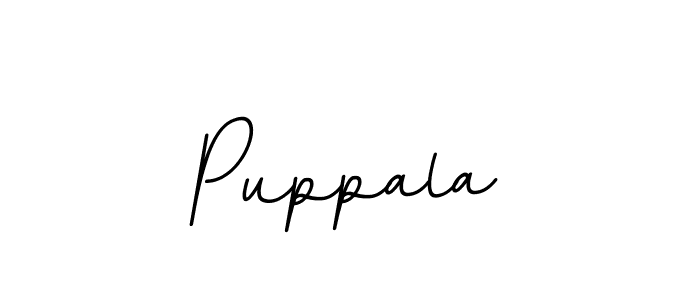 Create a beautiful signature design for name Puppala. With this signature (BallpointsItalic-DORy9) fonts, you can make a handwritten signature for free. Puppala signature style 11 images and pictures png