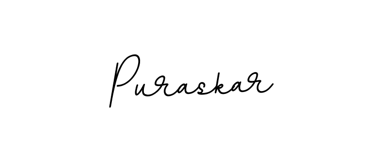 How to make Puraskar signature? BallpointsItalic-DORy9 is a professional autograph style. Create handwritten signature for Puraskar name. Puraskar signature style 11 images and pictures png