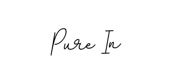 This is the best signature style for the Pure In name. Also you like these signature font (BallpointsItalic-DORy9). Mix name signature. Pure In signature style 11 images and pictures png