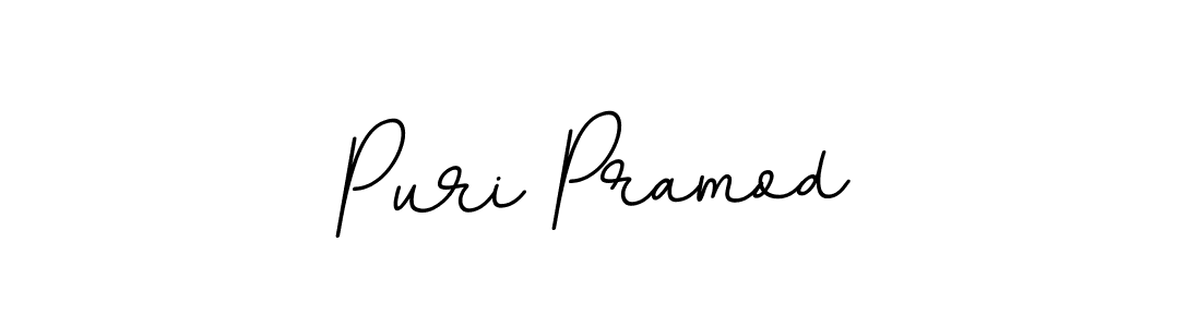 Puri Pramod stylish signature style. Best Handwritten Sign (BallpointsItalic-DORy9) for my name. Handwritten Signature Collection Ideas for my name Puri Pramod. Puri Pramod signature style 11 images and pictures png