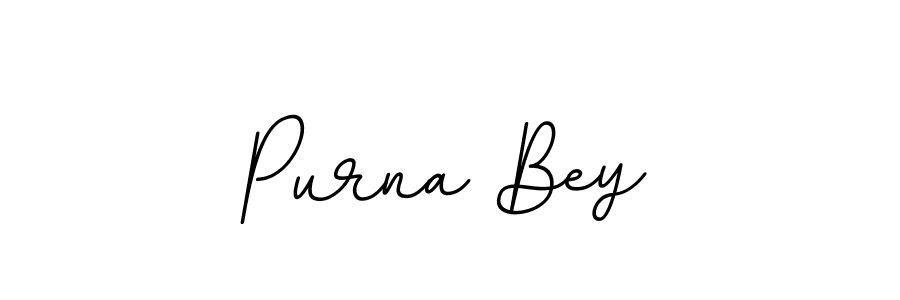 Design your own signature with our free online signature maker. With this signature software, you can create a handwritten (BallpointsItalic-DORy9) signature for name Purna Bey. Purna Bey signature style 11 images and pictures png