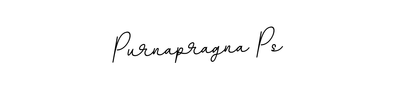 Make a beautiful signature design for name Purnapragna Ps. With this signature (BallpointsItalic-DORy9) style, you can create a handwritten signature for free. Purnapragna Ps signature style 11 images and pictures png