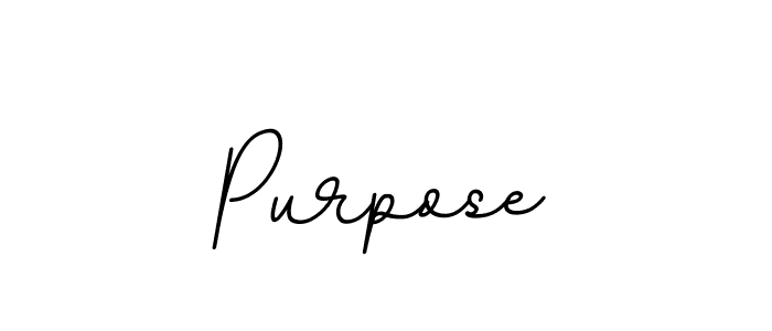 How to make Purpose name signature. Use BallpointsItalic-DORy9 style for creating short signs online. This is the latest handwritten sign. Purpose signature style 11 images and pictures png