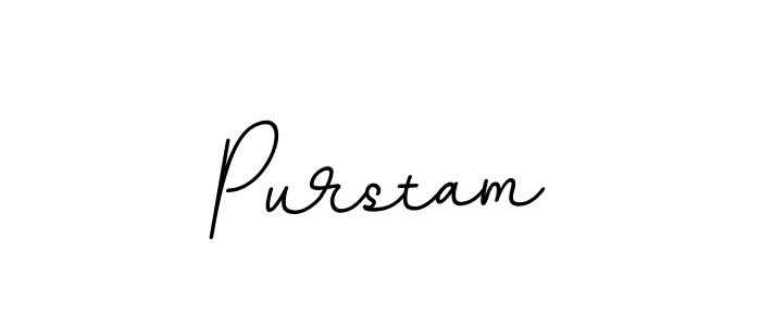 How to make Purstam name signature. Use BallpointsItalic-DORy9 style for creating short signs online. This is the latest handwritten sign. Purstam signature style 11 images and pictures png
