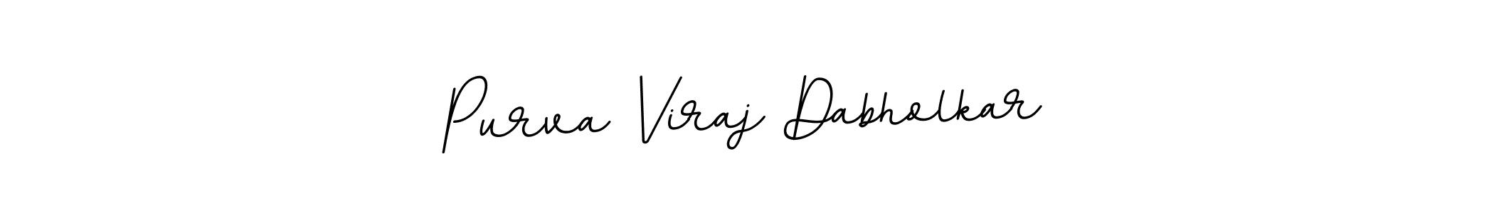 Make a beautiful signature design for name Purva Viraj Dabholkar. Use this online signature maker to create a handwritten signature for free. Purva Viraj Dabholkar signature style 11 images and pictures png