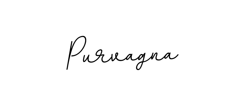 Make a beautiful signature design for name Purvagna. With this signature (BallpointsItalic-DORy9) style, you can create a handwritten signature for free. Purvagna signature style 11 images and pictures png