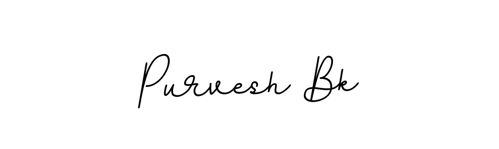 Create a beautiful signature design for name Purvesh Bk. With this signature (BallpointsItalic-DORy9) fonts, you can make a handwritten signature for free. Purvesh Bk signature style 11 images and pictures png