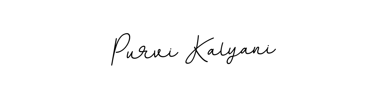How to make Purvi Kalyani signature? BallpointsItalic-DORy9 is a professional autograph style. Create handwritten signature for Purvi Kalyani name. Purvi Kalyani signature style 11 images and pictures png