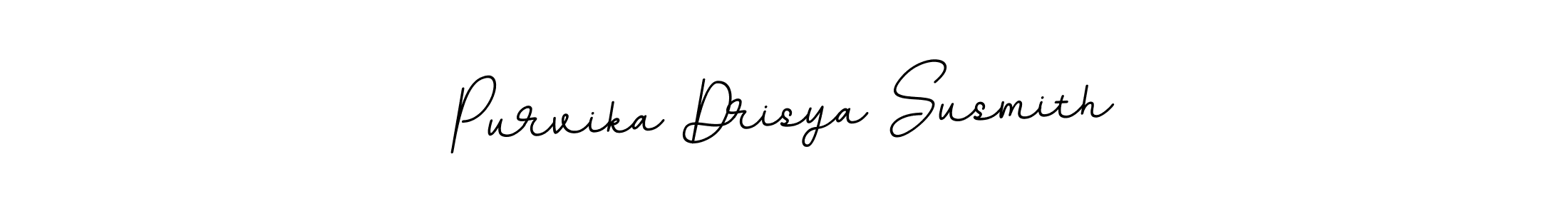 Use a signature maker to create a handwritten signature online. With this signature software, you can design (BallpointsItalic-DORy9) your own signature for name Purvika Drisya Susmith. Purvika Drisya Susmith signature style 11 images and pictures png