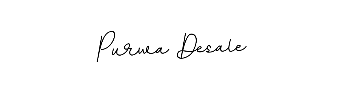 Purwa Desale stylish signature style. Best Handwritten Sign (BallpointsItalic-DORy9) for my name. Handwritten Signature Collection Ideas for my name Purwa Desale. Purwa Desale signature style 11 images and pictures png