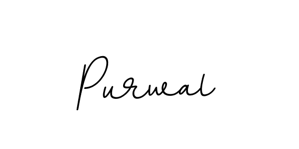 Make a beautiful signature design for name Purwal. With this signature (BallpointsItalic-DORy9) style, you can create a handwritten signature for free. Purwal signature style 11 images and pictures png