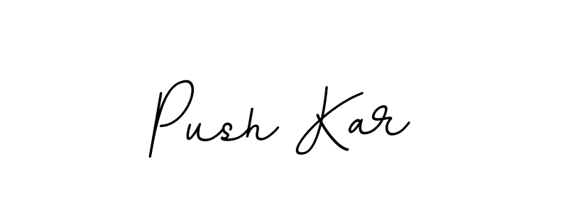 Use a signature maker to create a handwritten signature online. With this signature software, you can design (BallpointsItalic-DORy9) your own signature for name Push Kar. Push Kar signature style 11 images and pictures png