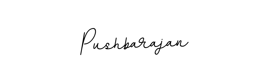 How to make Pushbarajan signature? BallpointsItalic-DORy9 is a professional autograph style. Create handwritten signature for Pushbarajan name. Pushbarajan signature style 11 images and pictures png