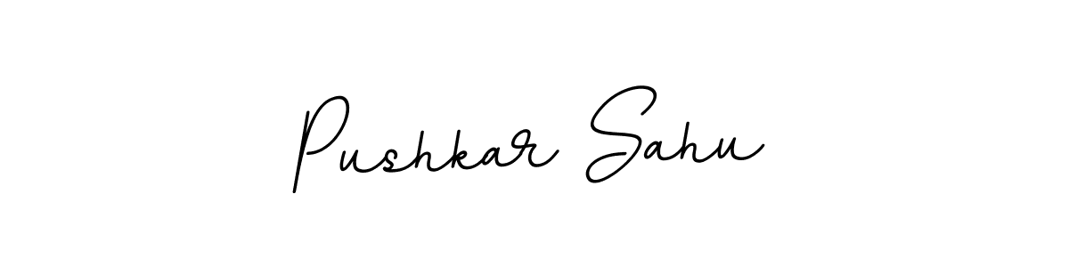 BallpointsItalic-DORy9 is a professional signature style that is perfect for those who want to add a touch of class to their signature. It is also a great choice for those who want to make their signature more unique. Get Pushkar Sahu name to fancy signature for free. Pushkar Sahu signature style 11 images and pictures png