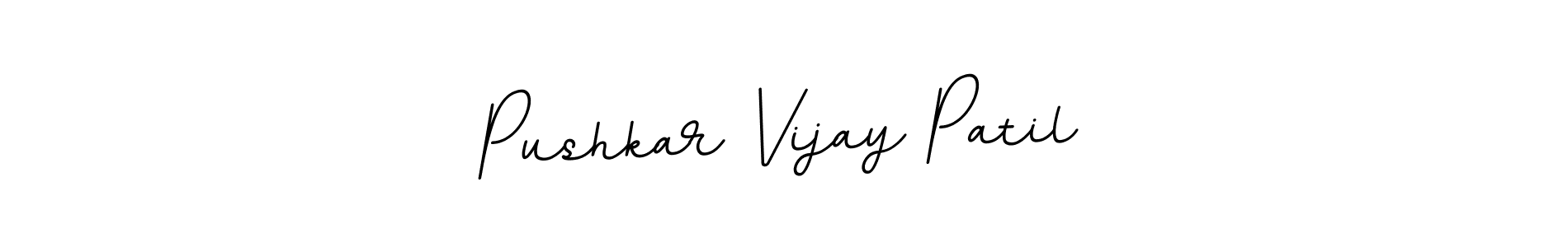 BallpointsItalic-DORy9 is a professional signature style that is perfect for those who want to add a touch of class to their signature. It is also a great choice for those who want to make their signature more unique. Get Pushkar Vijay Patil name to fancy signature for free. Pushkar Vijay Patil signature style 11 images and pictures png