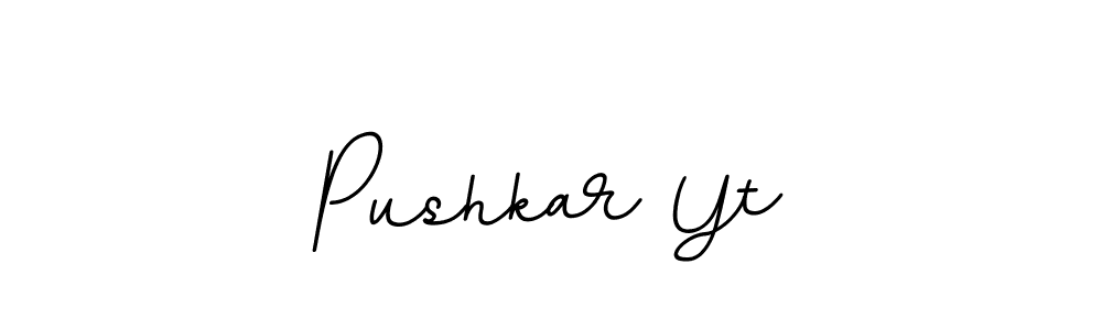 Make a beautiful signature design for name Pushkar Yt. Use this online signature maker to create a handwritten signature for free. Pushkar Yt signature style 11 images and pictures png