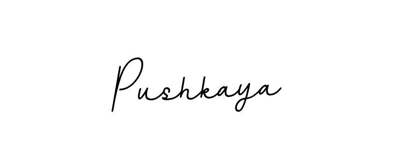 How to make Pushkaya signature? BallpointsItalic-DORy9 is a professional autograph style. Create handwritten signature for Pushkaya name. Pushkaya signature style 11 images and pictures png