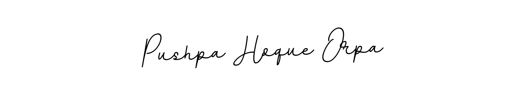 Design your own signature with our free online signature maker. With this signature software, you can create a handwritten (BallpointsItalic-DORy9) signature for name Pushpa Hoque Orpa. Pushpa Hoque Orpa signature style 11 images and pictures png