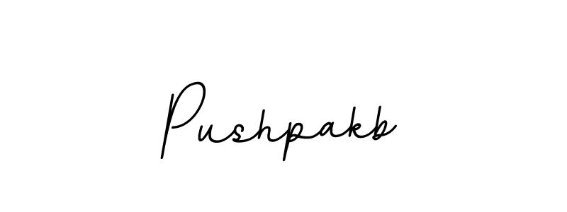 Design your own signature with our free online signature maker. With this signature software, you can create a handwritten (BallpointsItalic-DORy9) signature for name Pushpakb. Pushpakb signature style 11 images and pictures png
