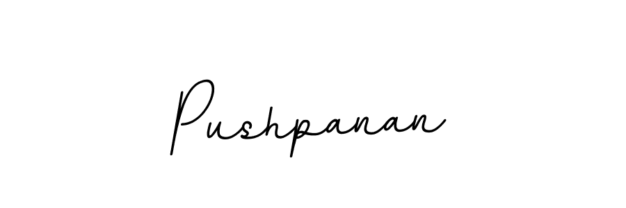 Design your own signature with our free online signature maker. With this signature software, you can create a handwritten (BallpointsItalic-DORy9) signature for name Pushpanan. Pushpanan signature style 11 images and pictures png