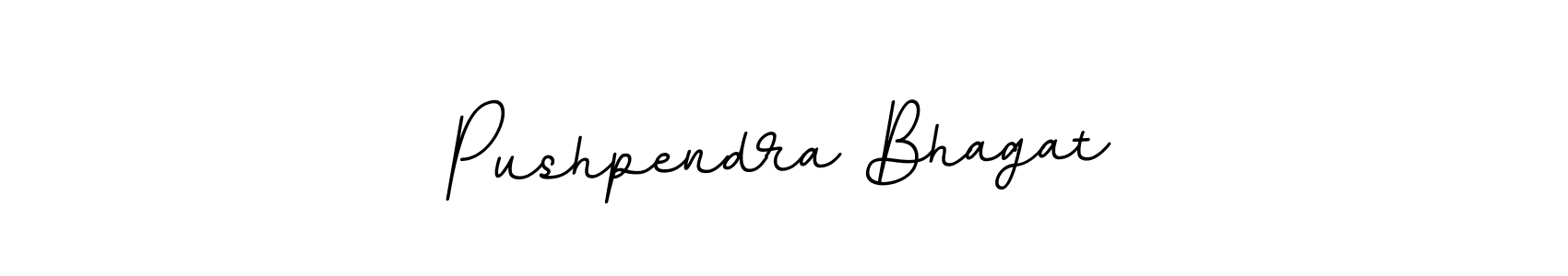 Use a signature maker to create a handwritten signature online. With this signature software, you can design (BallpointsItalic-DORy9) your own signature for name Pushpendra Bhagat. Pushpendra Bhagat signature style 11 images and pictures png