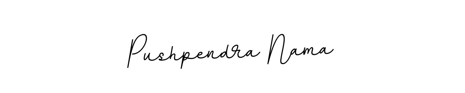 Use a signature maker to create a handwritten signature online. With this signature software, you can design (BallpointsItalic-DORy9) your own signature for name Pushpendra Nama. Pushpendra Nama signature style 11 images and pictures png