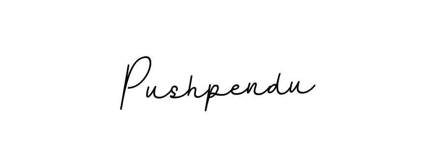 How to make Pushpendu name signature. Use BallpointsItalic-DORy9 style for creating short signs online. This is the latest handwritten sign. Pushpendu signature style 11 images and pictures png