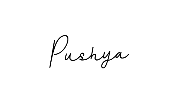 The best way (BallpointsItalic-DORy9) to make a short signature is to pick only two or three words in your name. The name Pushya include a total of six letters. For converting this name. Pushya signature style 11 images and pictures png