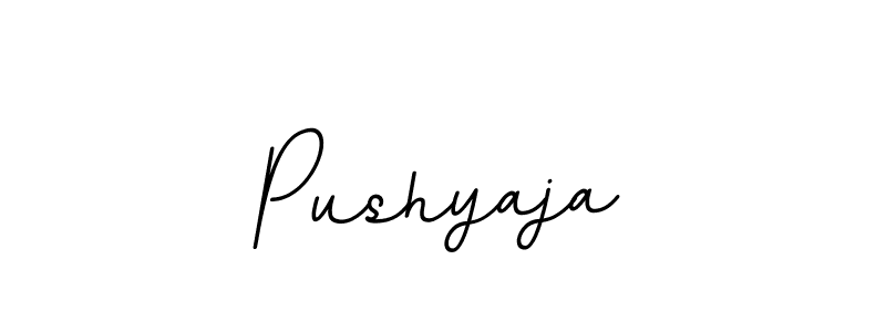 How to Draw Pushyaja signature style? BallpointsItalic-DORy9 is a latest design signature styles for name Pushyaja. Pushyaja signature style 11 images and pictures png