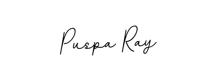 Create a beautiful signature design for name Puspa Ray. With this signature (BallpointsItalic-DORy9) fonts, you can make a handwritten signature for free. Puspa Ray signature style 11 images and pictures png