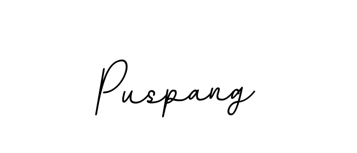 How to make Puspang signature? BallpointsItalic-DORy9 is a professional autograph style. Create handwritten signature for Puspang name. Puspang signature style 11 images and pictures png