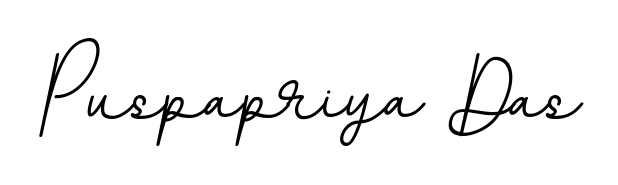 Express your personality with a custom Puspapriya Das signature crafted with BallpointsItalic-DORy9 typography. Free transparent PNG download available. Puspapriya Das signature style 11 images and pictures png