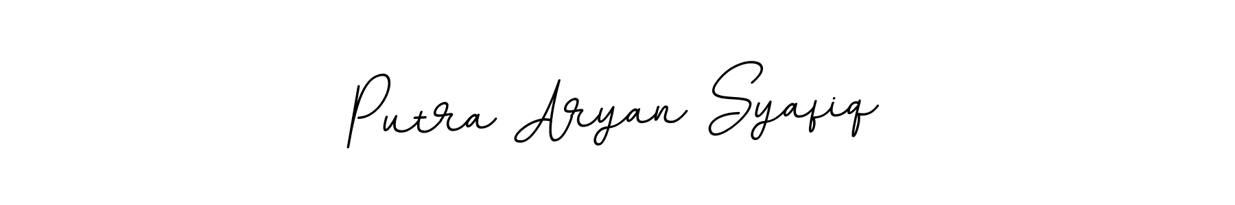 How to Draw Putra Aryan Syafiq signature style? BallpointsItalic-DORy9 is a latest design signature styles for name Putra Aryan Syafiq. Putra Aryan Syafiq signature style 11 images and pictures png