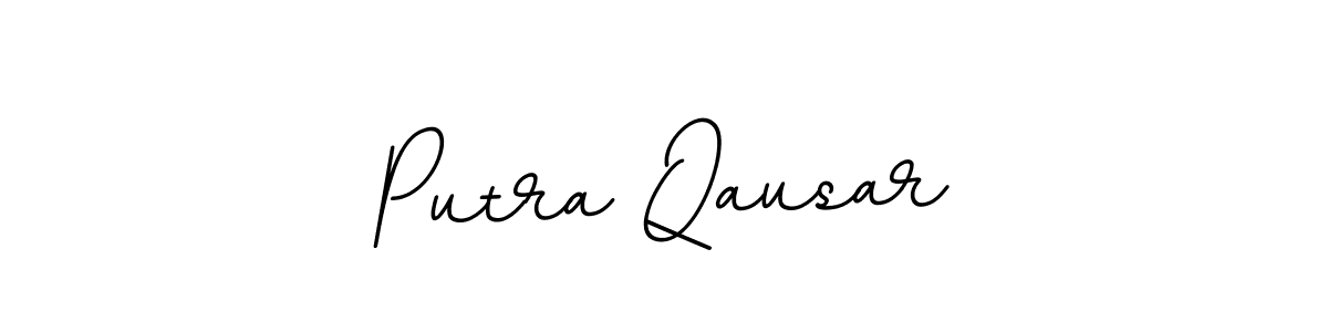 This is the best signature style for the Putra Qausar name. Also you like these signature font (BallpointsItalic-DORy9). Mix name signature. Putra Qausar signature style 11 images and pictures png