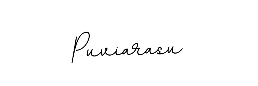 Make a beautiful signature design for name Puviarasu. With this signature (BallpointsItalic-DORy9) style, you can create a handwritten signature for free. Puviarasu signature style 11 images and pictures png