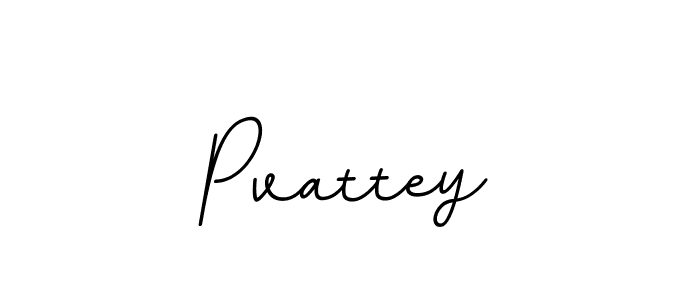 How to make Pvattey name signature. Use BallpointsItalic-DORy9 style for creating short signs online. This is the latest handwritten sign. Pvattey signature style 11 images and pictures png