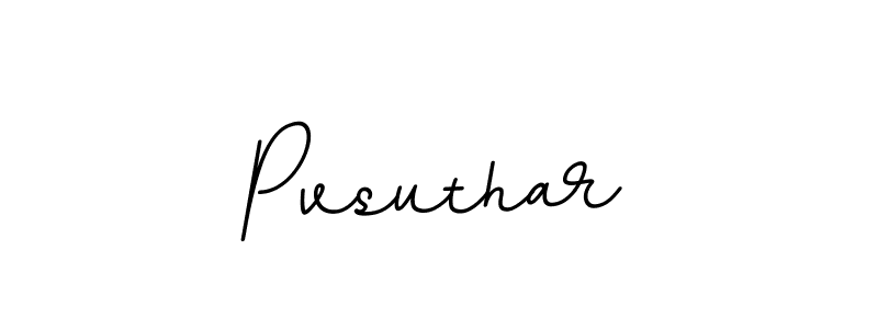 How to make Pvsuthar name signature. Use BallpointsItalic-DORy9 style for creating short signs online. This is the latest handwritten sign. Pvsuthar signature style 11 images and pictures png