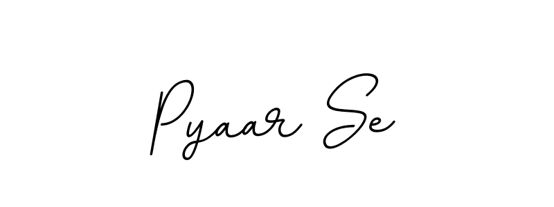 Make a beautiful signature design for name Pyaar Se. With this signature (BallpointsItalic-DORy9) style, you can create a handwritten signature for free. Pyaar Se signature style 11 images and pictures png