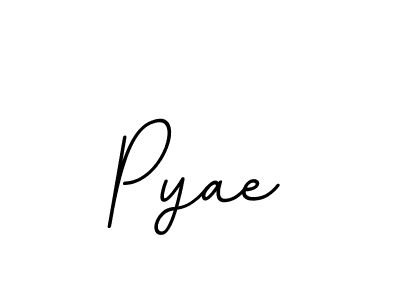 How to make Pyae name signature. Use BallpointsItalic-DORy9 style for creating short signs online. This is the latest handwritten sign. Pyae signature style 11 images and pictures png