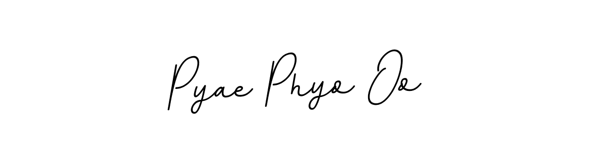 Use a signature maker to create a handwritten signature online. With this signature software, you can design (BallpointsItalic-DORy9) your own signature for name Pyae Phyo Oo. Pyae Phyo Oo signature style 11 images and pictures png