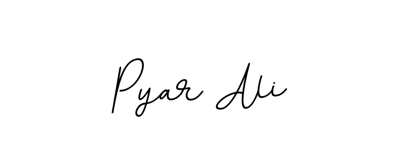 Design your own signature with our free online signature maker. With this signature software, you can create a handwritten (BallpointsItalic-DORy9) signature for name Pyar Ali. Pyar Ali signature style 11 images and pictures png