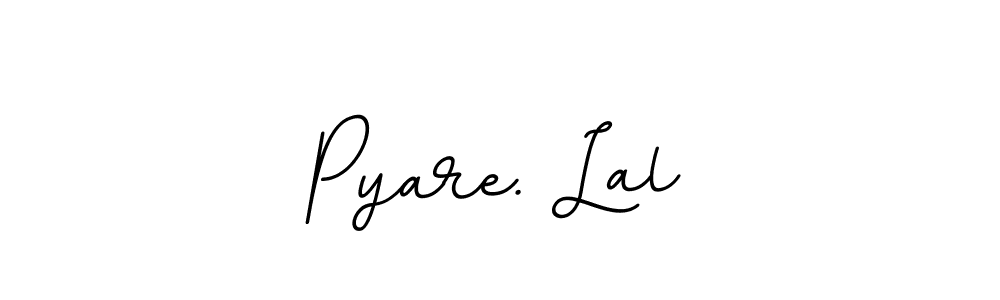 Create a beautiful signature design for name Pyare. Lal. With this signature (BallpointsItalic-DORy9) fonts, you can make a handwritten signature for free. Pyare. Lal signature style 11 images and pictures png