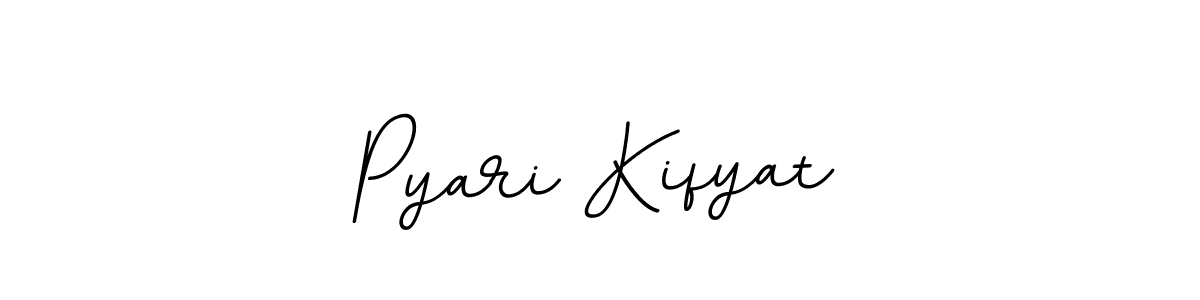 Make a beautiful signature design for name Pyari Kifyat. With this signature (BallpointsItalic-DORy9) style, you can create a handwritten signature for free. Pyari Kifyat signature style 11 images and pictures png