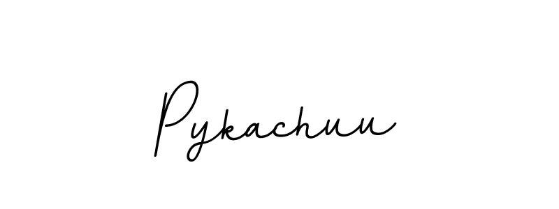 How to Draw Pykachuu signature style? BallpointsItalic-DORy9 is a latest design signature styles for name Pykachuu. Pykachuu signature style 11 images and pictures png
