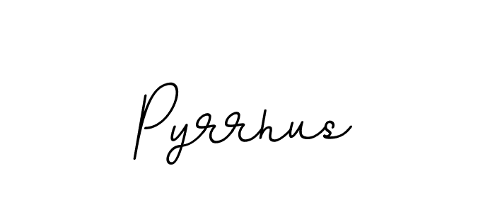 How to make Pyrrhus signature? BallpointsItalic-DORy9 is a professional autograph style. Create handwritten signature for Pyrrhus name. Pyrrhus signature style 11 images and pictures png