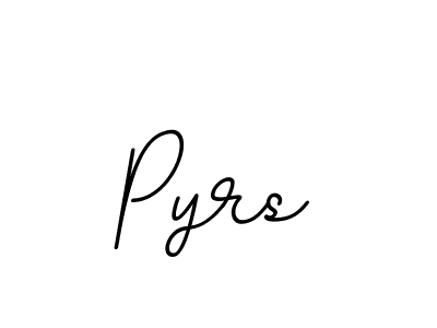 It looks lik you need a new signature style for name Pyrs. Design unique handwritten (BallpointsItalic-DORy9) signature with our free signature maker in just a few clicks. Pyrs signature style 11 images and pictures png