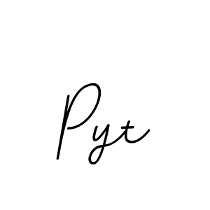 Pyt stylish signature style. Best Handwritten Sign (BallpointsItalic-DORy9) for my name. Handwritten Signature Collection Ideas for my name Pyt. Pyt signature style 11 images and pictures png